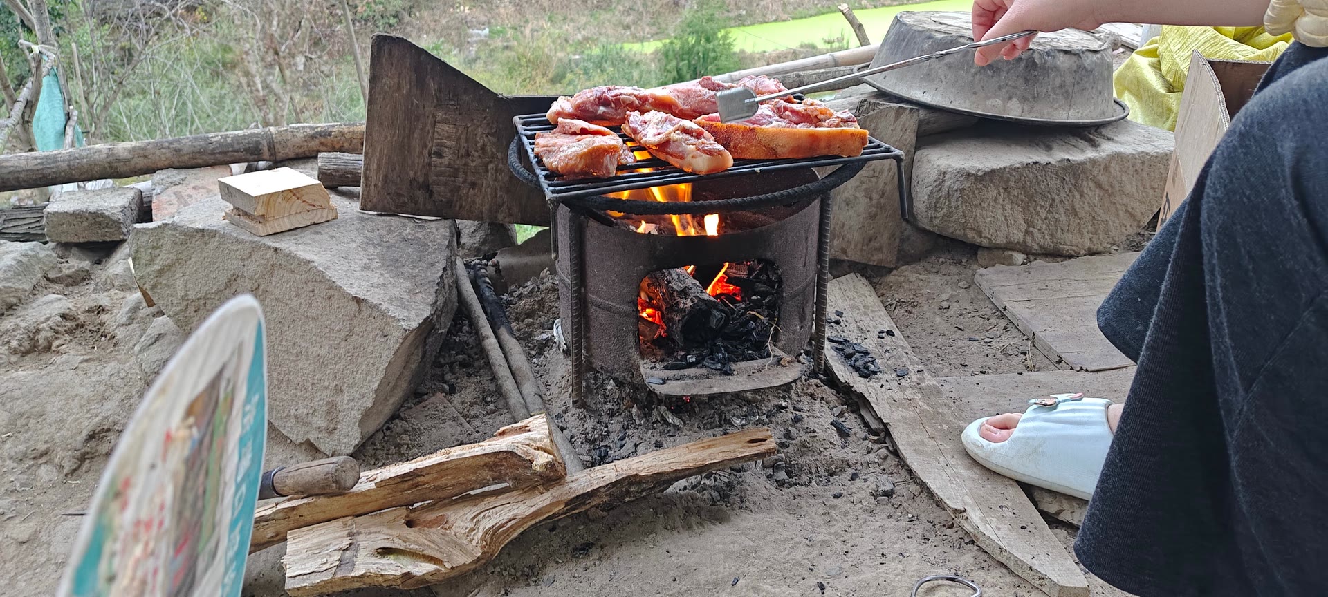 家里自制烤肉